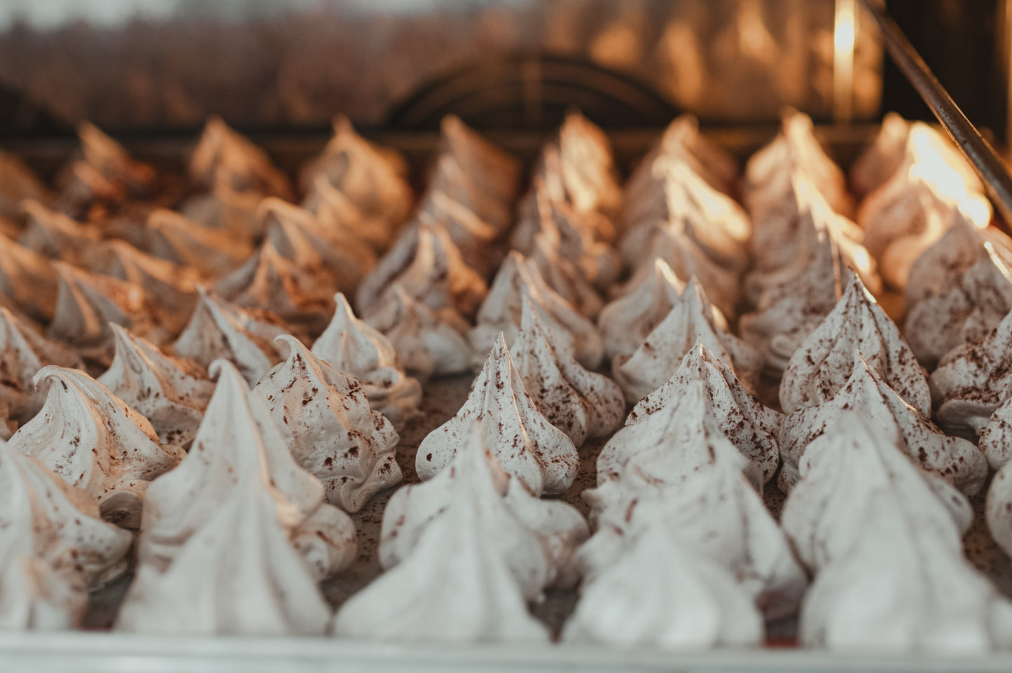 Dark Chocolate Meringues