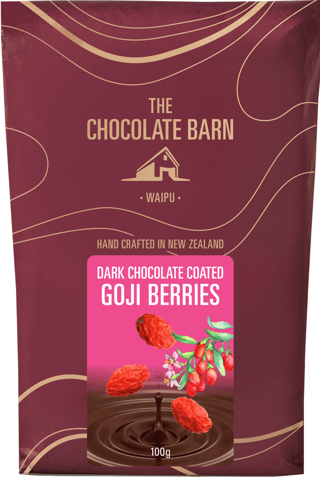 Goji Berries Coated In Dark Chocolate