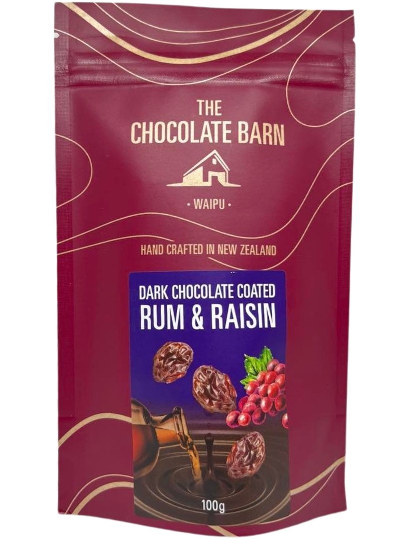 Rum Infused Raisins Coated In Dark Chocolate